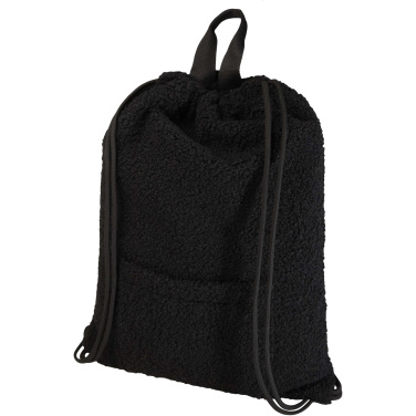 Logotrade business gifts photo of: Bear GRS recycled sherpa drawstring backpack 9L